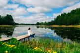 Auf der heutige Strecke lohnen sich immer wieder (Bade-)Stopps. Die Landschaften des alten Livlands entstanden whrend der letzten Eiszeit.     /      Mārcis Gaujenietis / latvia.travel